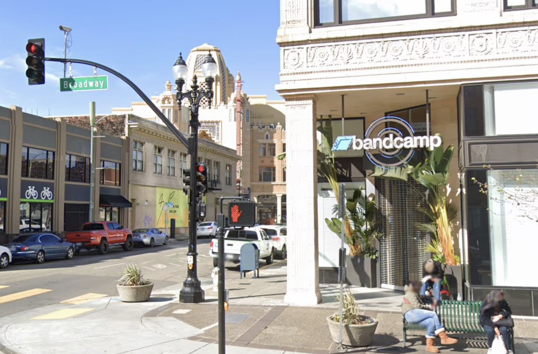 Bandcamp HQ is located in Uptown Oakland.
